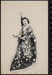 sol-I-01-09-10明治４０・1907歌舞伎座「［京鹿子娘道成寺］春色二人道成寺」白拍子桜子〈6〉尾上　菊五郎