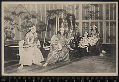 sol-I-01-11-12明治４１・1908歌舞伎座「土蜘」碓井貞光〈2〉中村　駒助、渡辺綱〈3〉市川　新十郎、土蜘蛛〈6〉尾上　菊五郎、平井保昌〈6〉尾上　栄三郎、坂田金時〈〉中村　翫助