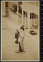 sol-I-01-11-29昭和０６・1931歌舞伎座「銘作左小刀」京人形の精〈〉尾上　菊枝、左甚五郎〈6〉尾上　菊五郎