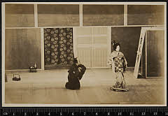 sol-I-01-11-30昭和０６・1931歌舞伎座「銘作左小刀」京人形の精〈〉尾上　菊枝、左甚五郎〈6〉尾上　菊五郎