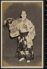 sol-I-01-16-01大正１５・1926歌舞伎座「連獅子」狂言師左近後に親獅子の精〈6〉尾上　菊五郎