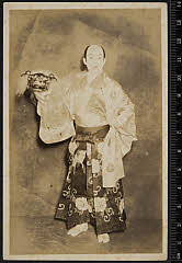 sol-I-01-16-03大正１５・1926歌舞伎座「連獅子」狂言師左近後に親獅子の精〈6〉尾上　菊五郎