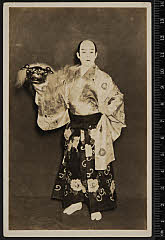 sol-I-01-16-04大正１５・1926歌舞伎座「連獅子」狂言師左近後に親獅子の精〈6〉尾上　菊五郎