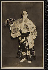 sol-I-01-16-05大正１５・1926歌舞伎座「連獅子」狂言師左近後に親獅子の精〈6〉尾上　菊五郎