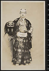 sol-I-01-16-06大正０７・1918市村座「連獅子」狂言師左近後に獅子の精〈6〉尾上　菊五郎