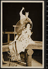 sol-I-01-16-37昭和０７・1932歌舞伎座「［法懸松成田利剱］色彩間苅豆」腰元かさね〈6〉尾上　菊五郎、百姓与右衛門実は小姓久保田金五郎〈15〉市村　羽左衛門