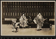 sol-I-01-17-02昭和０８・1933歌舞伎座「助六由縁江戸桜」髭の意休実は伊賀平打左衛門〈2〉実川　延若、三浦屋揚巻〈6〉尾上　菊五郎、花川戸助六実は曽我五郎時致〈7〉松本　幸四郎