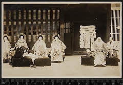 sol-I-01-17-06昭和０８・1933歌舞伎座「助六由縁江戸桜」髭の意休実は伊賀平打左衛門〈2〉実川　延若、花川戸助六実は曽我五郎時致〈7〉松本　幸四郎
