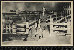 sol-I-01-18-01明治４０・1907歌舞伎座「梅雨小袖昔八丈」髪結新三〈15〉市村　羽左衛門、手代忠七〈6〉尾上　菊五郎