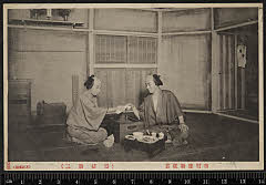 sol-I-01-18-07明治４４・1911市村座「［梅雨小袖昔八丈］髪結新三」髪結新三〈6〉尾上　菊五郎、下剃勝奴〈2〉尾上　伊三郎