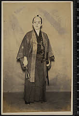 sol-I-01-18-28大正１５・1926新橋演舞場「半七捕物帳　湯屋の二階」高島弥之助〈6〉尾上　菊五郎