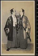 sol-I-01-18-32大正１５・1926新橋演舞場「半七捕物帳　湯屋の二階」高島弥之助〈6〉尾上　菊五郎、梶井源五郎〈6〉大谷　友右衛門