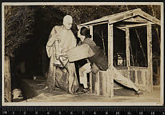 sol-I-01-19-09大正１５・1926歌舞伎座「安政奇聞佃夜嵐」百姓麦作実は神谷玄蔵〈1〉中村　吉右衛門、所化西念実は青木貞次郎〈6〉尾上　菊五郎