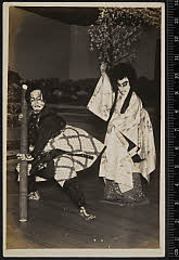 sol-I-01-24-33大正１５・1926市村座「隅田川続俤」おくみ実は野分姫の霊〈6〉尾上　菊五郎、大舘左馬五郎照綱〈6〉坂東　彦三郎