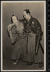 sol-I-01-26-16昭和１５・1940歌舞伎座「［清水一角］裏表忠臣蔵」清水一角〈6〉尾上　菊五郎、一角弟与一郎〈4〉市川　男女蔵