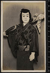 sol-I-01-27-37大正１５・1926新橋演舞場「［仮名手本忠臣蔵］半七捕物帳　勘平の死」早野勘平〈6〉尾上　菊五郎