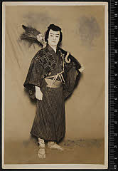 sol-I-01-27-42大正１５・1926新橋演舞場「［仮名手本忠臣蔵］半七捕物帳　勘平の死」早野勘平〈6〉尾上　菊五郎