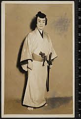 sol-I-01-27-49大正１５・1926新橋演舞場「［仮名手本忠臣蔵］半七捕物帳　勘平の死」早野勘平〈6〉尾上　菊五郎