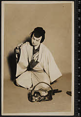 sol-I-01-27-51大正１５・1926新橋演舞場「［仮名手本忠臣蔵］半七捕物帳　勘平の死」早野勘平〈6〉尾上　菊五郎