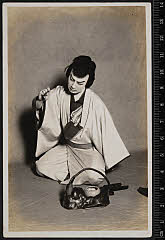 sol-I-01-27-52大正１５・1926新橋演舞場「［仮名手本忠臣蔵］半七捕物帳　勘平の死」早野勘平〈6〉尾上　菊五郎