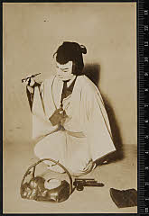 sol-I-01-27-53大正１５・1926新橋演舞場「［仮名手本忠臣蔵］半七捕物帳　勘平の死」早野勘平〈6〉尾上　菊五郎