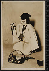 sol-I-01-27-54大正１５・1926新橋演舞場「［仮名手本忠臣蔵］半七捕物帳　勘平の死」早野勘平〈6〉尾上　菊五郎