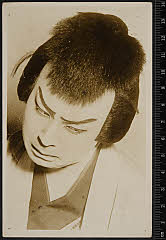 sol-I-01-27-55大正１５・1926新橋演舞場「［仮名手本忠臣蔵］半七捕物帳　勘平の死」早野勘平〈6〉尾上　菊五郎