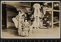 sol-I-02-03-39昭和１４・1939「［春興鏡獅子］鏡獅子」獅子の精〈6〉尾上　菊五郎、胡蝶の精〈4〉尾上　菊次郎、胡蝶の精〈3〉尾上　菊之助