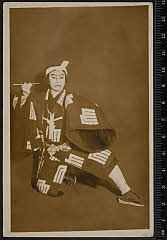 sol-I-04-02-04昭和０２・1927本郷座「［重重人重小町桜］積恋雪関扉」関守関兵衛実は大伴黒主〈6〉尾上　菊五郎
