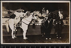 sol-I-04-04-01昭和０２・1927新橋演舞場「桜吹雪」斎藤龍興〈13〉守田　勘弥、佐久間七郎左衛門〈6〉坂東　彦三郎、小百合実は勝子〈6〉尾上　菊五郎