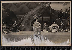 sol-I-04-04-04昭和１４・1939歌舞伎座「紅葉狩」局碓氷〈3〉尾上　多賀之丞、侍女芳乃〈8〉尾上　栄三郎、息女更科姫実は戸隠の鬼女〈6〉尾上　菊五郎、局田毎〈3〉中村　時蔵