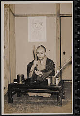 sol-I-04-05-05昭和１７・1942歌舞伎座「［半七捕物帳］河豚太鼓」占者白雲堂幸斎〈6〉尾上　菊五郎