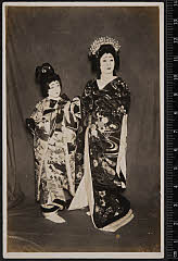 sol-I-04-06-12昭和０２・1927市村座「紅葉狩」更科姫実は鬼女〈6〉尾上　菊五郎、侍女岩橋〈〉尾上　菊枝