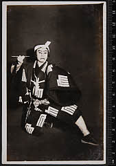 sol-I-04-07-32昭和０２・1927本郷座「［重重人重小町桜］積恋雪関扉」関守関兵衛実は大伴黒主〈6〉尾上　菊五郎
