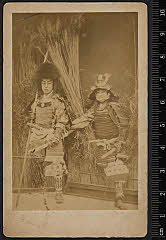 sol-J-06-01-12明治１４・1881東京「錣引」景清〈1〉市川　左団次、三保谷四郎〈5〉尾上　菊五郎