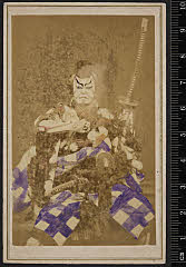 sol-J-07-01-20明治１４・1881新富座「菅原伝授手習鑑　松梅雪花三吉野」梅王丸〈1〉市川　左団次