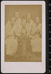 sol-J-07-03-03明治１４・1881久松座「御誂鴈金染」〈4〉沢村　田之助、〈3〉片岡　我童、〈3〉片岡　我當、〈4〉助高屋　高助、〈4〉嵐　璃寛、〈4〉沢村　源平