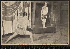 sol-J-08-01-12明治４２・1909市村座「夏祭浪花鑑」団七九郎兵衛〈1〉中村　吉右衛門、一寸徳兵衛〈6〉尾上　菊五郎