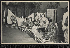 sol-J-08-01-32明治３９・1906市村座「増補桃山譚」幸蔵主〈3〉尾上　菊三郎、太閤秀吉〈6〉尾上　菊五郎、松の丸殿〈8〉尾上　芙雀、大政所〈1〉中村　歌昇