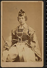 sol-J-09-01-09明治１９・1886新富座「莩源氏陸奥日記」伊勢三郎〈9〉市川　団十郎