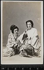 sol-J-10-01-12明治２９・1896歌舞伎座「田舎源氏露東雲」舞指南東雲〈5〉尾上　菊五郎、東雲娘黄昏〈5〉尾上　栄三郎