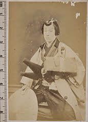 sol-J-15-01-56明治１４・1881新富座「松梅雪花三吉野」主馬小金吾〈2〉坂東　秀調