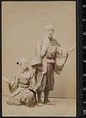 sol-J-16-01-03明治３３・1900歌舞伎座「闇梅百物語」読売菊八〈5〉尾上　菊五郎、読売伜丑六〈2〉尾上　丑之助