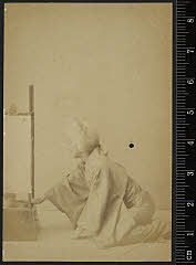 sol-J-16-01-20明治３０・1897歌舞伎座「五十三駅扇宿附」老婆おつた実は怪猫〈5〉尾上　菊五郎