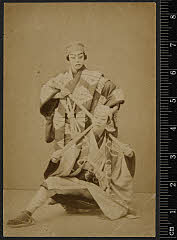 sol-J-17-01-19明治３５・1902歌舞伎座「［唐相撲花江戸方　戻駕色相肩］戻り駕」吾妻の与四郎〈2〉尾上　丑之助、浪花の治郎作〈1〉中村　吉右衛門