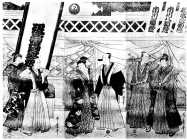 BN03828176-1-32寛政０３・歌麿〈1〉「役者六家選」右から〈3〉瀬川　菊之丞、〈1〉市川　男女蔵、〈3〉沢村　宗十郎、〈4〉岩井　半四郎、〈3〉市川　高麗蔵、〈1〉中山　富三郎