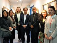 Professor Adam Habib, Director of SOAS University of London, visits the Art Research Center (ARC)
