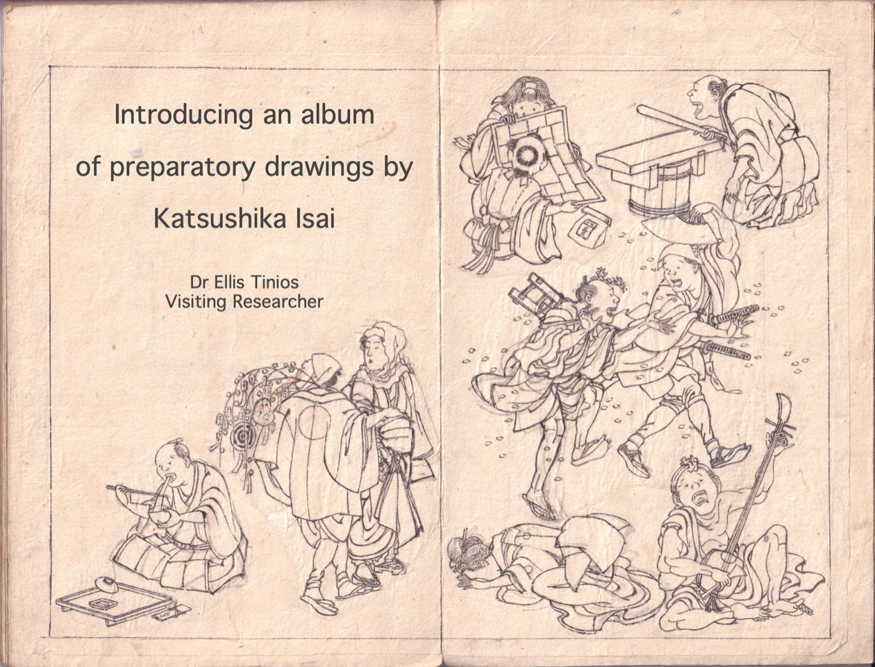 「Introducing an album of preliminary drawings by Katsushika Isai」